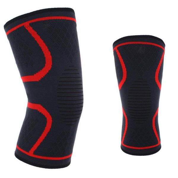 

elbow & knee pads mounchain 1 pair kneepads nylon sports leg support breathable compression sleeve protector 41-47cm s, m, l red, Black;gray