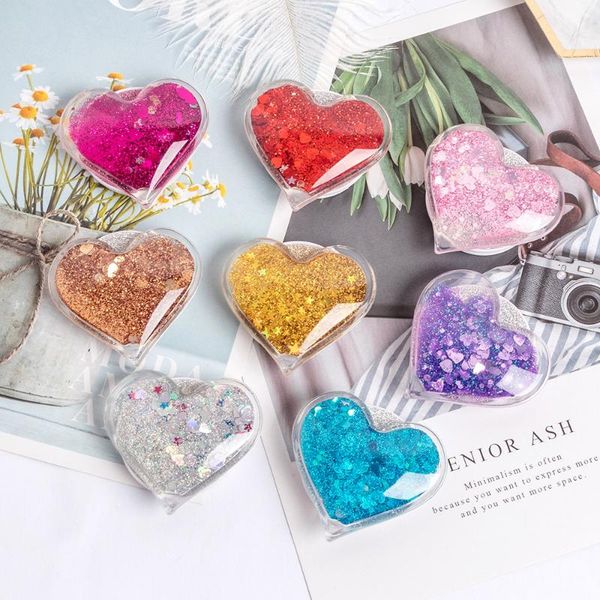 

cell phone mounts & holders universal bracket heart glitter quicksand expanding grip finger for huawei stand