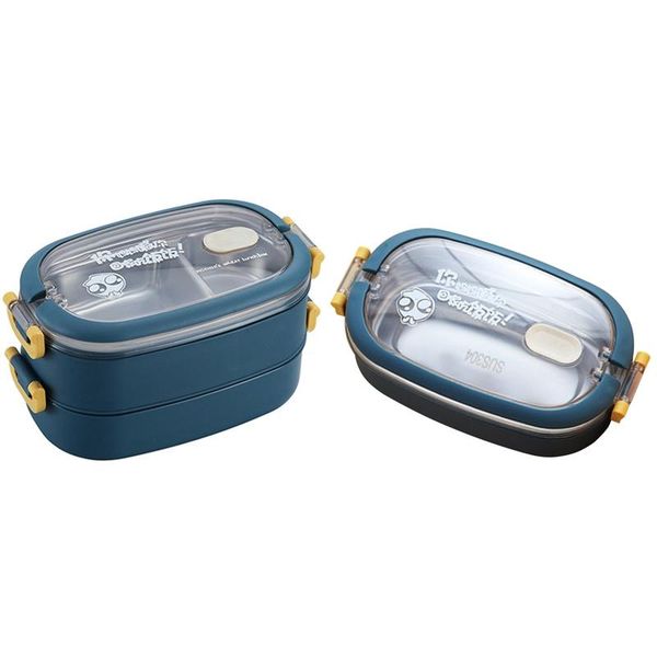 

dinnerware sets stainless steel insulated lunch box student tableware container breakfast
