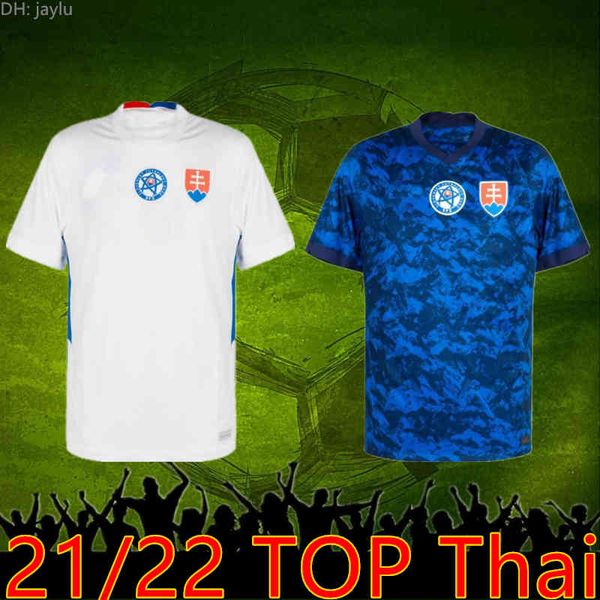 

slovakia 2021 soccer jerseys 21 22 bozenik skrtel skriniar hamsik lobotka home biue away white national team football shirts maillot se foot, Black