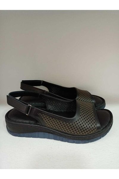 

sandals women orthopedic genuine leather black