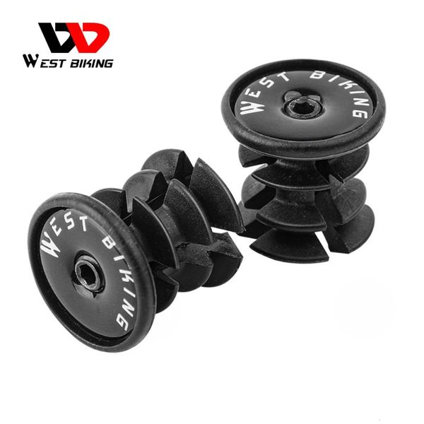 

bike handlebars &components bicycle handle bar end plugs nylon handlebar cap outdoor anti-resistance repairing elements for west biking