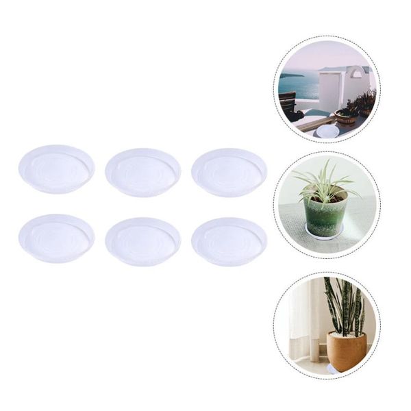 

vases 6pcs fashionable plant pots tray chic flower pot flowerpot