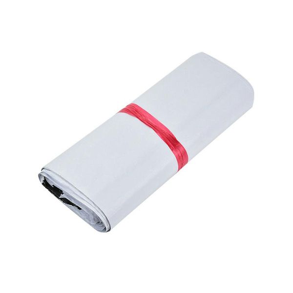 

gift wrap 100pcs plastic envelope self adhesive courier storage bags white