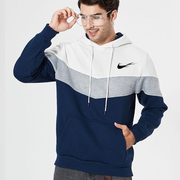 

men's tracksuits brand fashion printed autumn winter hoodie and pants suit sportswear casual slim fit sports shirt jogging, Gray