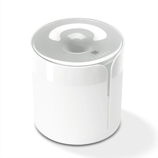 

toilet tissue roller box roll container bathroom storage (white) bottles & jars