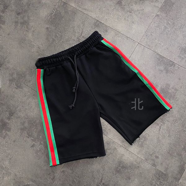 

21 summer fashion ribbon letter capris casual loose shorts, White;black