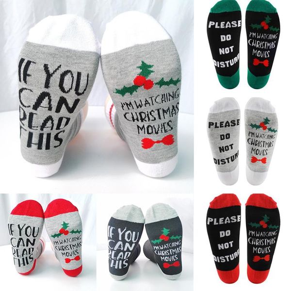 

socks & hosiery soft casual christmas gift mid tube breathable cotton 1pair long women comfortable sock, Black;white
