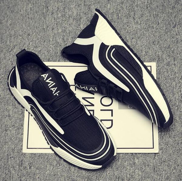 

designer men summer black mesh surface sneakers breathable lace-up luxury fashion flats round toes comfort casual party shoes