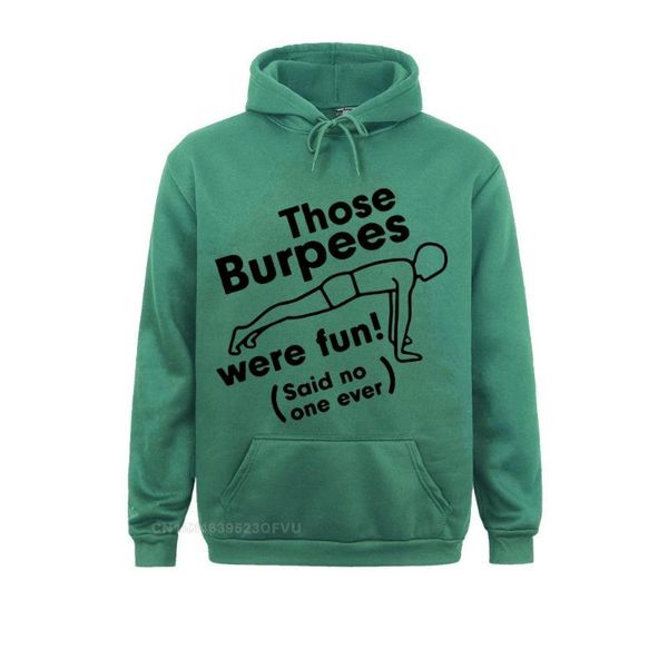 

men's hoodies & sweatshirts those burpees were fun crossfit pullover hoodie men summer cotton anime harajuku funny bodybuilding long sl, Black
