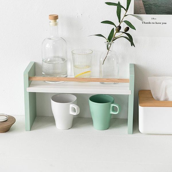 

hooks & rails small tablestand display shelf wooden
