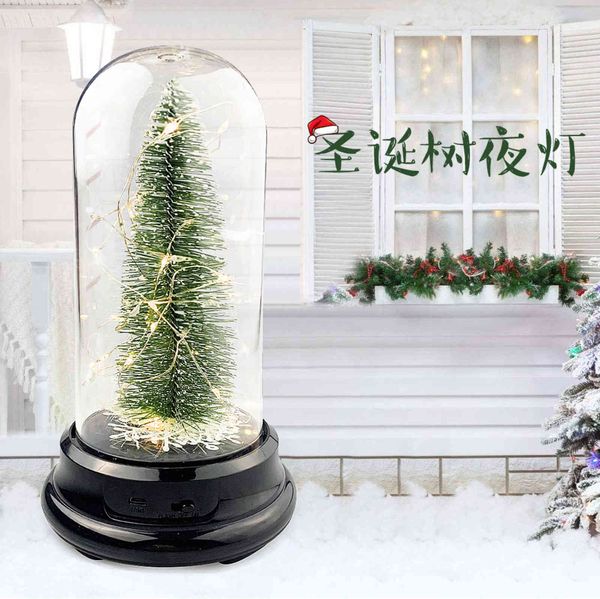 

christmas new christmas colorful luminous cedar tree gift window decoration