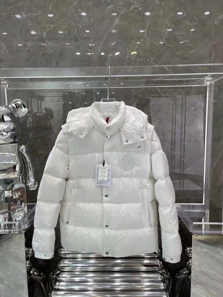 

luxury france mens down jacket letter monclair logo knitted women parkas panel casual coats bomber jackets designers men s clothing 006888, Black