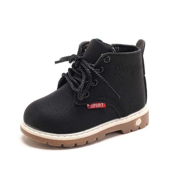 

kids shoes boys girls snow boots children's plush casual winter non-slip rain baby warm cotton children designer classic luxury, Black