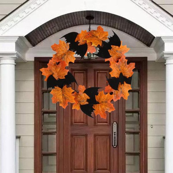 

1pc wreath creative bat durable decorative door ornaments for window flowers & wreaths