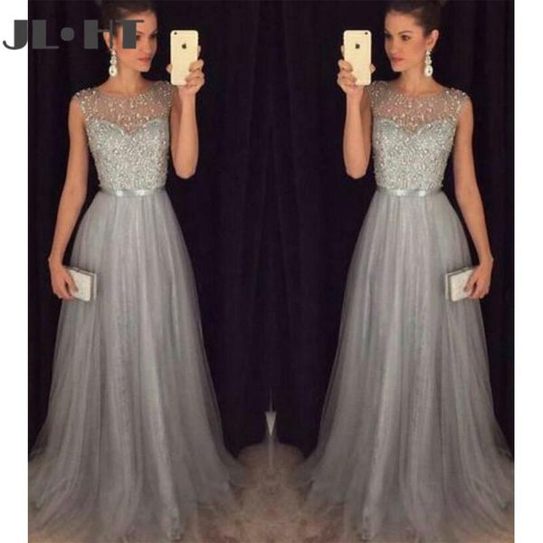 

party dresses gorgeous evening with beading long a-line sleeveless prom dress tulle elegant custom made, White;black