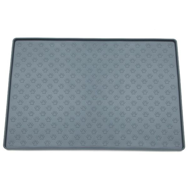 

kennels & pens silicone pet feeding mat - waterproof, splash proof placemat raised edges lightweight easy to clean anti-skid, safe dogs, ca