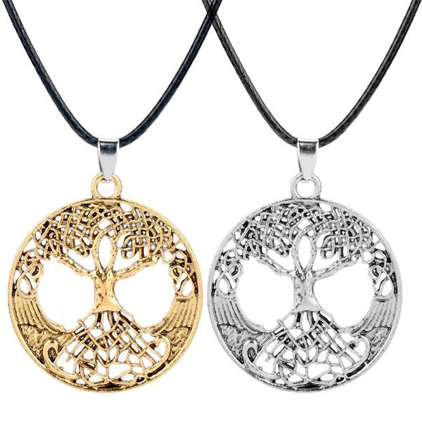 

celtics tree of life necklace tibet pendants necklaces alloy charms accessories jewelry collares chains, Silver