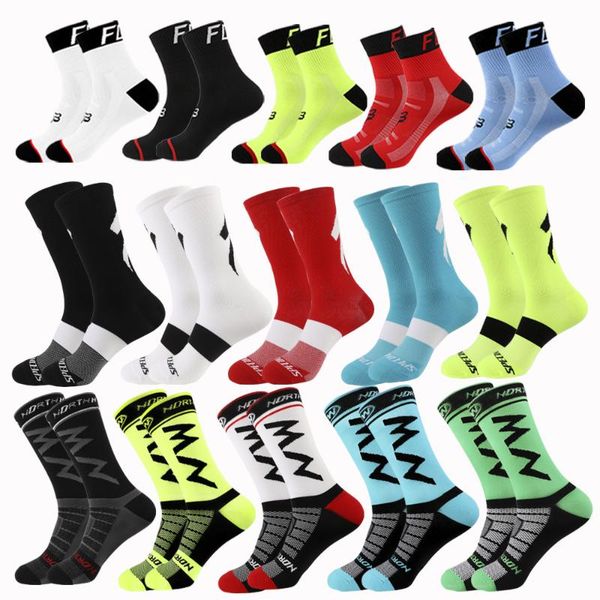

sports socks cycling basketball woman soccer thigh high running women men, Black