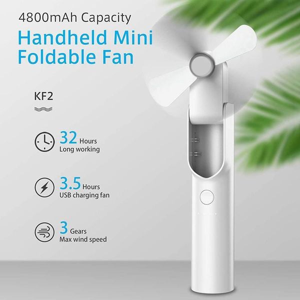 

portable handheld fan usb rechargeable, foldable desk mini for home office outdoor travel camping electric fans