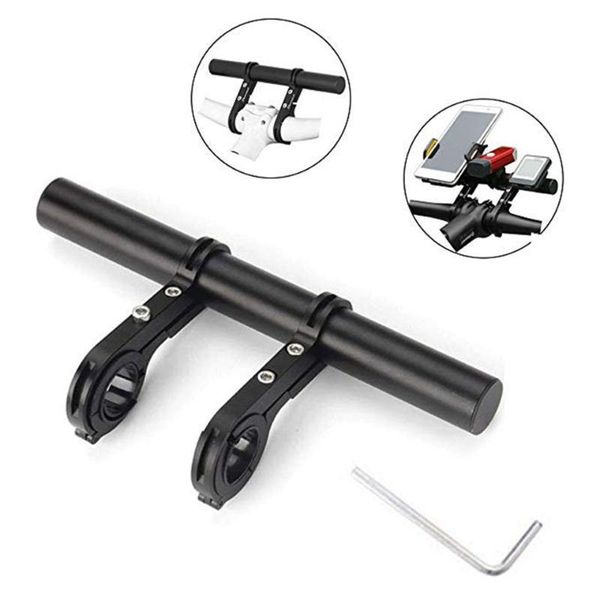 

bike handlebars &components aluminum cycling light mount stand handlebar extended bracket headlight bar holder lamp supportor
