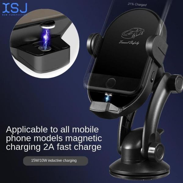 

cell phone mounts & holders mobile holder wireless charging magnetic car charger suitable for all phones
