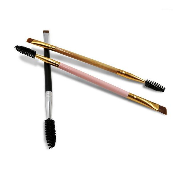 

wood handle cosmetic brush disposable mascara wand eyelash makeup brushes1