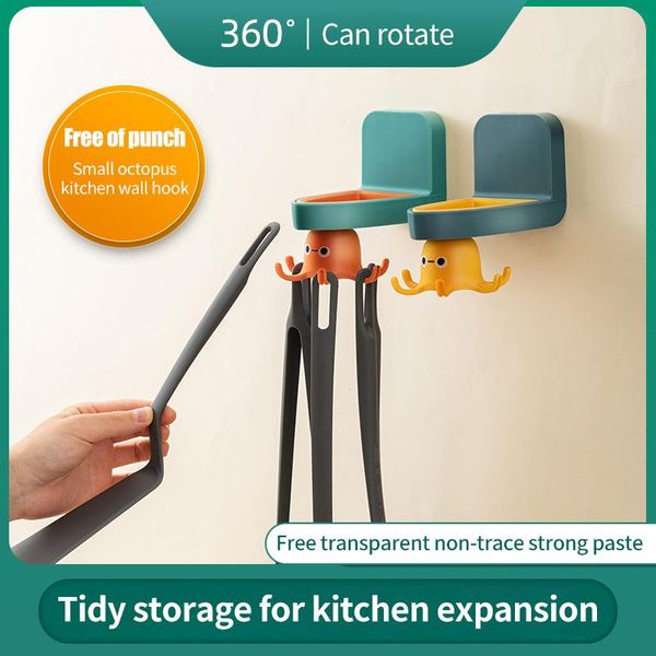 

hooks & rails 360Â° rotated kitchen ganchos de pared key holder locksmith on the wall bathroom towel for organizer mask