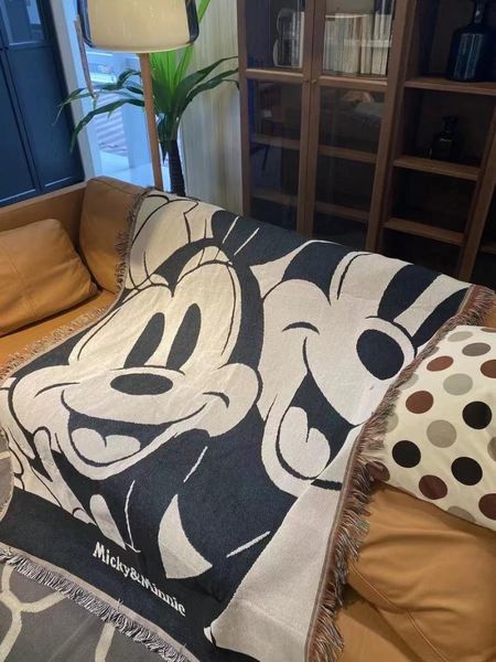 

blankets cute knitted leisure line blanket bedroom living room decoration children nap shawl camping beach tapestry