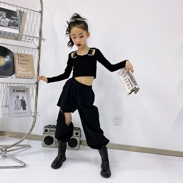 

baby girls costume suit 2022 spring new medium and big childrens short sense catwalk two-piece trend girls outfits, White