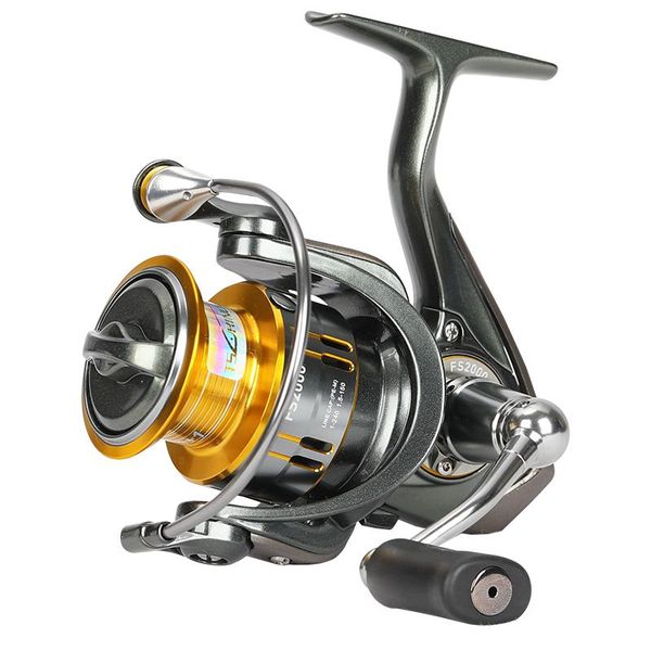 

baitcasting reels fishing wheel 2000 double-line cup super light spinning reel long casting freshwater/seawater dual-purpose pesca