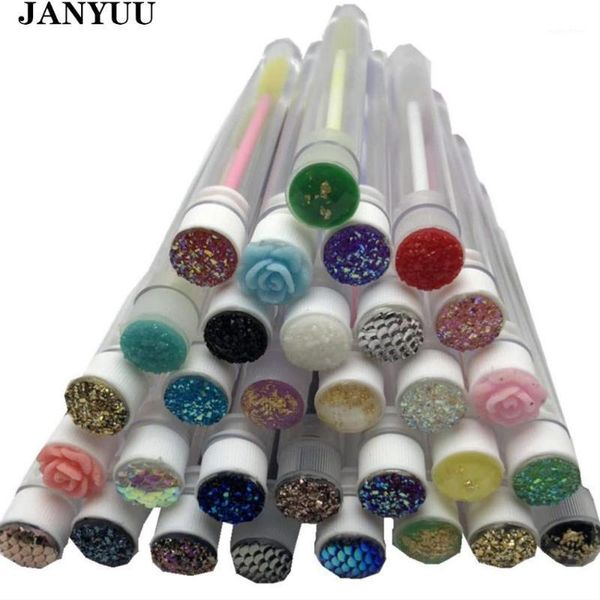 

disposable eyebrow brush separate tube design charming colorful bottom mascara eyelash extender stick applicator1