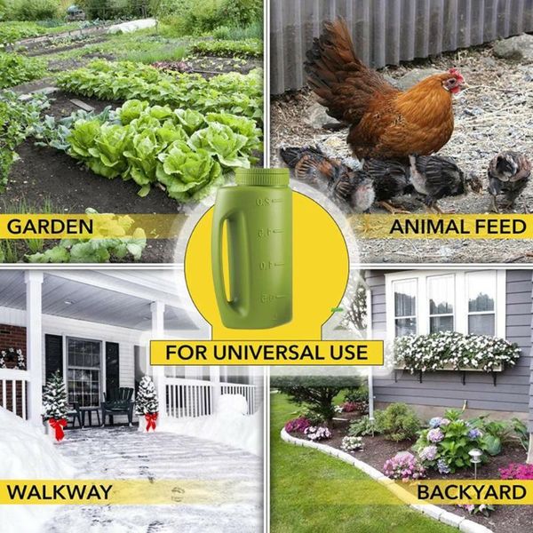 

watering equipments hand-held fertilizing and seeding pot with adjustable seed diffuser bottle salt high quality