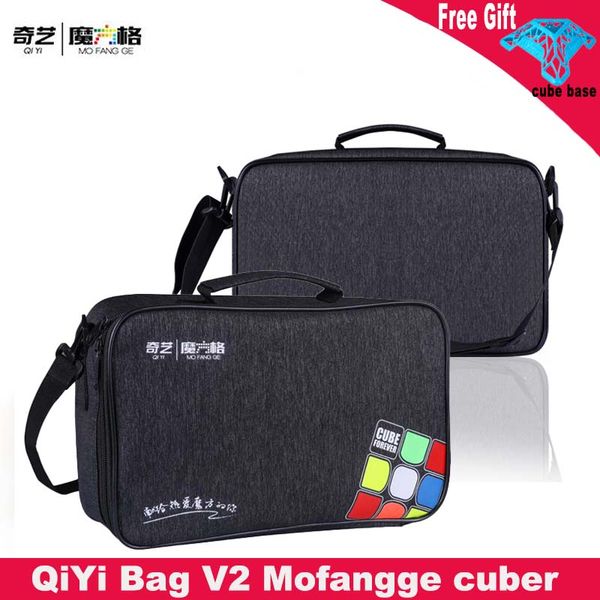 

New QiYi M-Bag V2 Mofangge Magic cuber Competition Puzzle 2x2 3x3 4x4 5x5 6x6 7x7 8x8 Handbag Tote Bags shoulder bag For Speed C