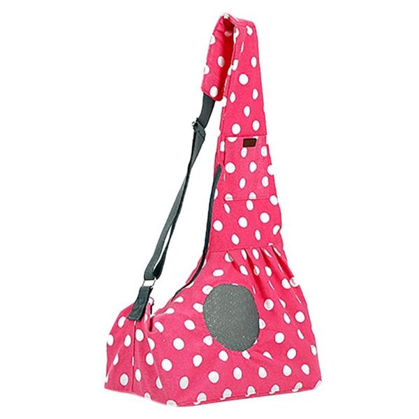 

dog car seat covers pet cat sling carrier canvas bag adjustable breathable travel puppy aminal single shoulder pccybb196