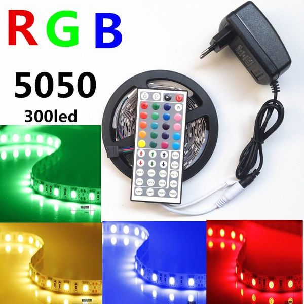 

strip light 60led/m flexible12v/24v neon decor lamp tira ribbon tape diode 44k controller dc adapter christmas strips led