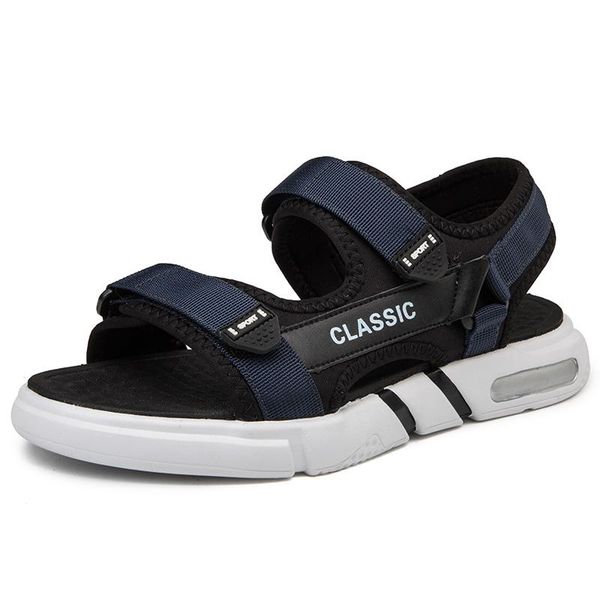 

sandals masculina on shoe footwear flat hollow for men samool homme sandalias sandalhas waterproof geta homens summer gladiator mens de, Black