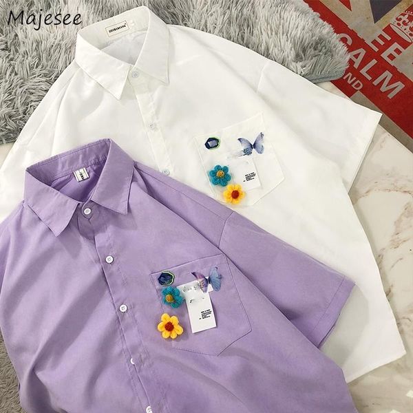 

men's casual shirts japanese style men vintage loose chic harajuku short sleeve basic summer streetwear all-match students simple, White;black