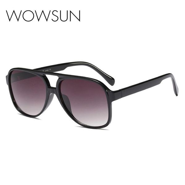 

sunglasses wowsun square sunglasses, large rectangle shaped yellow color, double nose bridge, size, wo-025, White;black