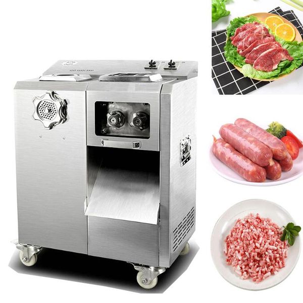 

commercial meat slicer vertical 1400r/min electric sausage stuffer 2200w grinders
