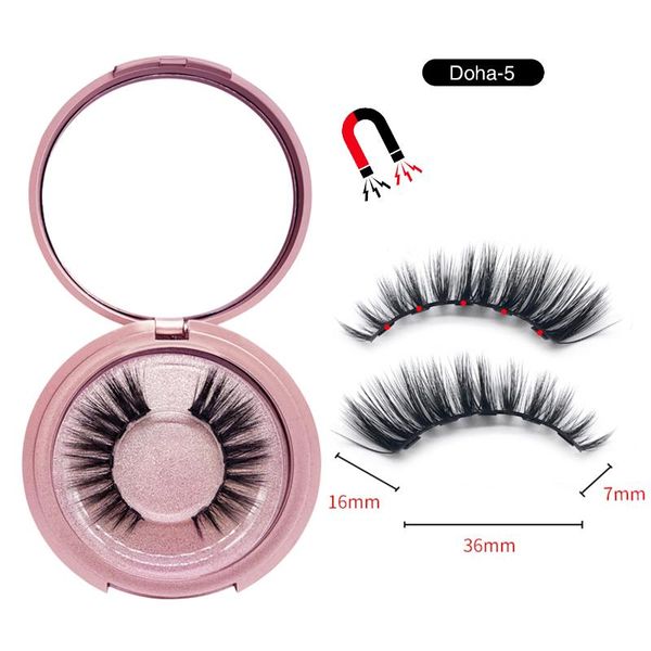 

wholesale magnetic liquid eyeliner&magnet false eyelashes&tweezer set 5 sets/lot natural long fake eye lashes kit easy to wear eyelashes
