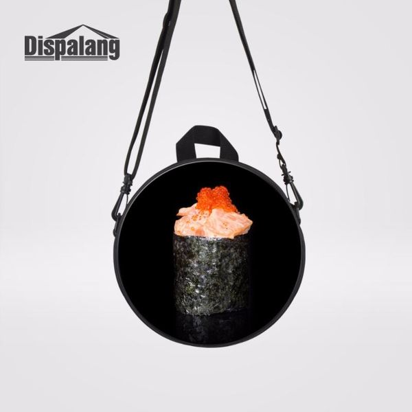 

backpack dispalang delicious sushi prints round bag kindergarten children school backpacks baby travel shoulder preschool book