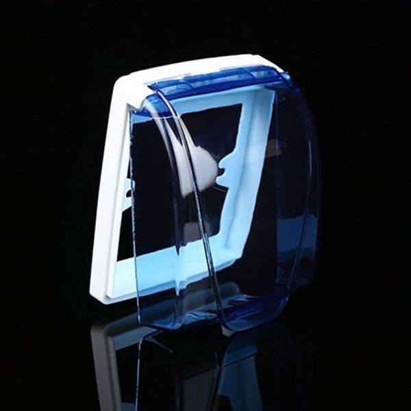 

bath accessory set t3ec plastic wall switch waterproof cover box light panel socket doorbell flip clear bathroom kitchen