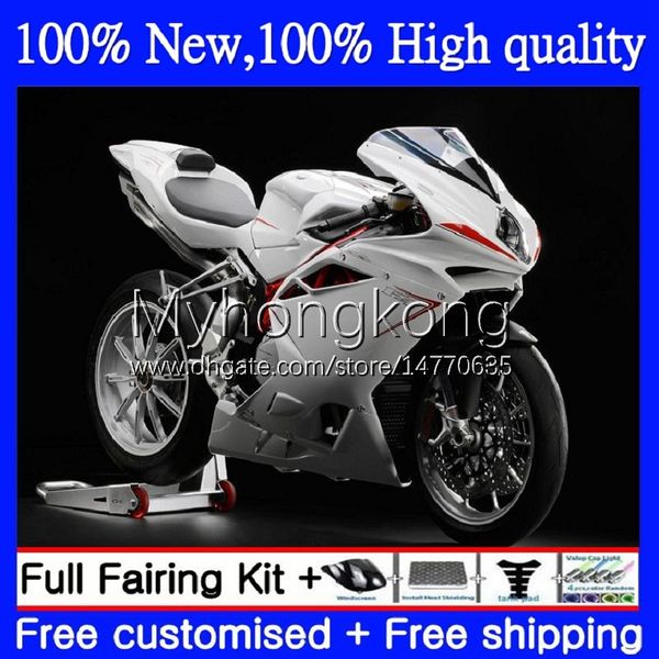 OEM-общеизлияние для MV Agusta F4 R312 750S 1000 R 750 CC S 1000CC 05-06 Bodywork 6NO.27 312R 750R 1000R Cowling 312 1078 S 05 06 Glossy White MA MV F4 2005 2006 Набор тел.