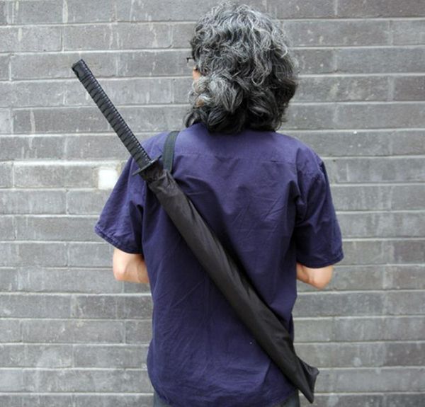 

umbrellas 30pcs/lot japanese samurai swords umbrella katana creative lin4566