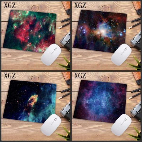 

mouse pads & wrist rests xgz design outer space spacecrafts nebula lapcomputer mousepad durable rubber mat pad size 22x18cm big promotio