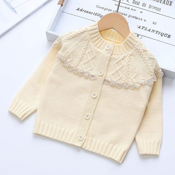 

pullover girls' round neck solid color knitted sweater toddler girl autumn fall outfits winter sweaters, Blue