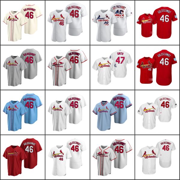 

st. louis cardinals men 46 paul goldschmidt women youthjersey, Black;red