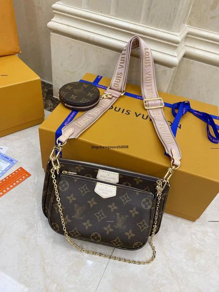 

6-a8bags gglvlouisvutton yslvitton wallet favorite multi pochette accessories handbag genuine leather 7854