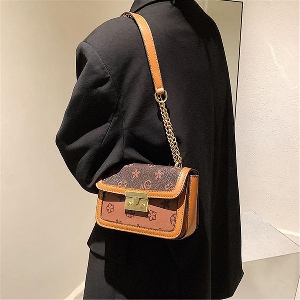 

sale 90% off autumn new women's bag fashion star same small square flip chain one shoulder messenger bag old daphne female